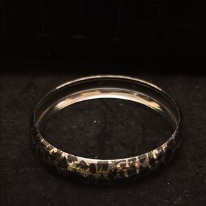 Leopard Print Bangle Bracelet